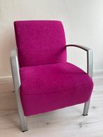 Fuchsia fauteuil van Montel, Ophalen, Zo goed als nieuw, Stof, 75 tot 100 cm