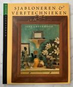 SJABLONEREN & VERFTECHNIEKEN - Jane Greenwood, Verzenden, Zo goed als nieuw, Tekenen en Schilderen