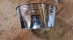 Zinken teil / emmer voor koude drankjes - zo goed als nieuw, Huis en Inrichting, Ophalen, Minder dan 50 cm, 50 tot 100 cm, Zo goed als nieuw