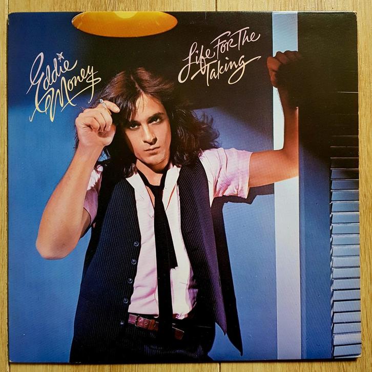 Eddie Money - Life for the taking lp vinyl hardrock rock pop, Cd's en Dvd's, Vinyl | Pop, Gebruikt, 1980 tot 2000, 12 inch, Ophalen of Verzenden