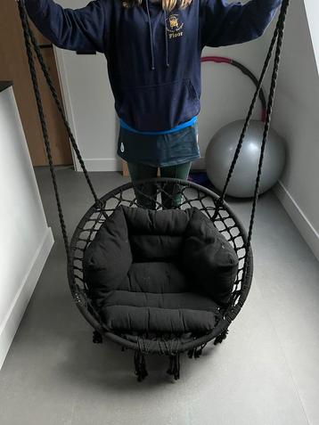 Zwarte Hangstoel voor Binnen & Buiten beschikbaar voor biedingen