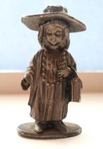 Tinnen beeld. Vrouw met tasje. 92% Tin. Artil. Jaren '90, Antiek en Kunst, Ophalen of Verzenden