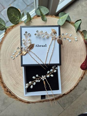 Abrazi Bruids Haaraccessoires (3 stuks) beschikbaar voor biedingen