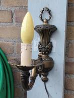 Koper / brons kaars wandlampje, Huis en Inrichting, Lampen | Wandlampen, Ophalen of Verzenden, Zo goed als nieuw