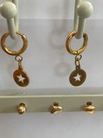 Oorbellen sterren goud, Ophalen of Verzenden, Nieuw, Overige materialen