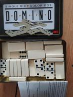 Triominos in blik, Ophalen of Verzenden, Zo goed als nieuw