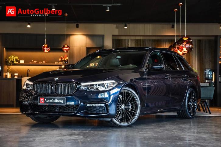 BMW 5 Serie Touring 520i High Exe M-Sportpakket, Black Optic, Auto's, BMW, Bedrijf, Te koop, 5-Serie, Achteruitrijcamera, Airconditioning