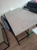Jysk meubelset betonlook, Ophalen, Zo goed als nieuw, Betonlook., 4 tot 6 stoelen
