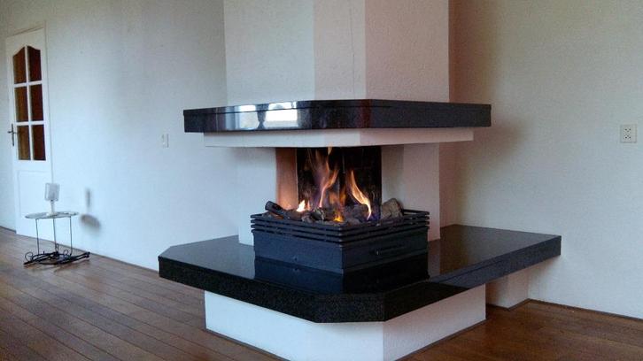 Open haard, gashaard, Huis en Inrichting, Haarden, Gebruikt, Gashaard, Ophalen