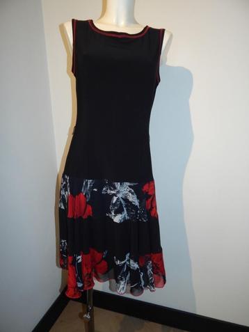 Joseph Ribkoff stretch jurk zwierige rok bloemen print M beschikbaar voor biedingen