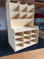 Bureau organizer houtlook opbergen stiften pennen desk buro, Ophalen of Verzenden, Zo goed als nieuw