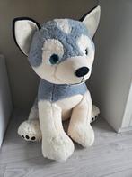 Grote husky knuffel circa 95 cm hoog, Ophalen, Zo goed als nieuw, Overige typen
