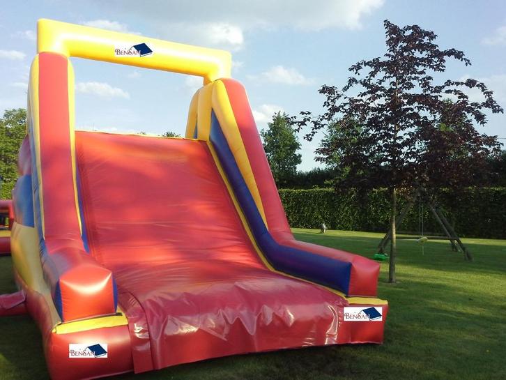 mega glijbaan springkussen attractieverhuur bensan enter, Hobby en Vrije tijd, Feestartikelen | Verhuur, Zo goed als nieuw, Overige