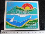 sticker enmar camping logo pineda de mar barcelona spain, Verzamelen, Verzenden, Zo goed als nieuw, Bedrijf of Vereniging