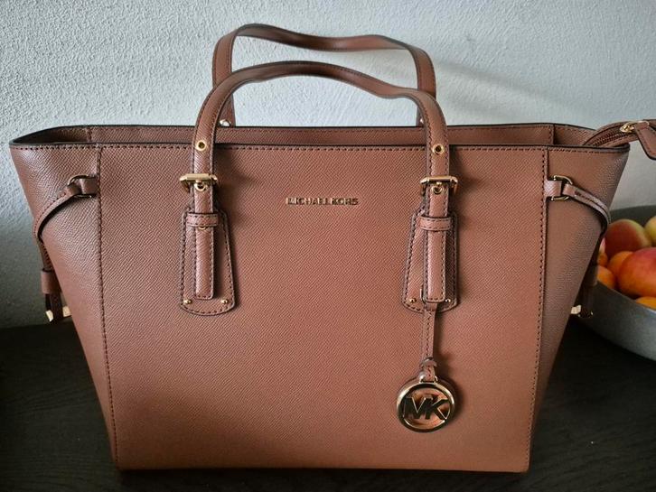 Michael Kors Medium Handtas, Sieraden, Tassen en Uiterlijk, Tassen | Damestassen, Zo goed als nieuw, Handtas, Bruin, Ophalen of Verzenden