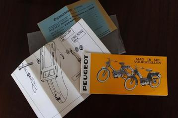 Peugeot  1969 bromfiets instructie boekje  beschikbaar voor biedingen