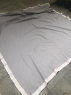 240x230 grijze grote wollen deken zomer, Ophalen of Verzenden