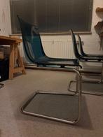 Ikea TOBIAS eetkamerstoelen transparant/verchroomd, Huis en Inrichting, Stoelen, Ophalen, Gebruikt, Overige kleuren, Vier
