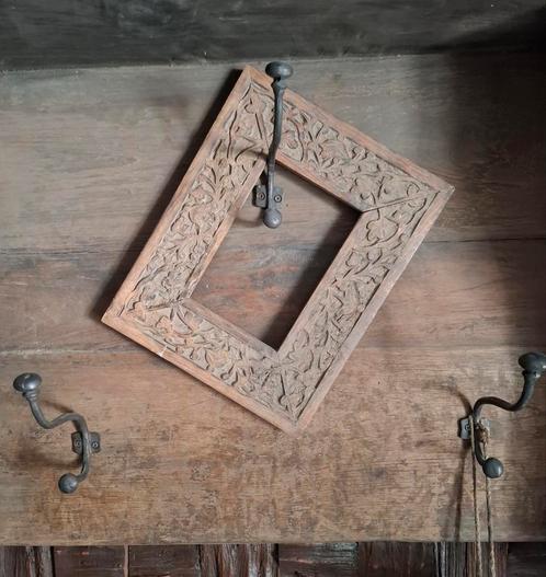 Uitgewerkte houten lijst, kader van Hoffz., Huis en Inrichting, Woonaccessoires | Lijsten, Gebruikt, Minder dan 50 cm, Minder dan 50 cm