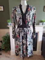 K-Design K Design zwart bloemen jurk maat XL 44, Kleding | Dames, K-design, Verzenden, Zwart, Maat 46/48 (XL) of groter