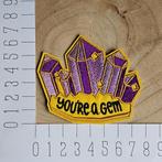 Strijk embleem applicatie Patch Edelstenen you're a gem