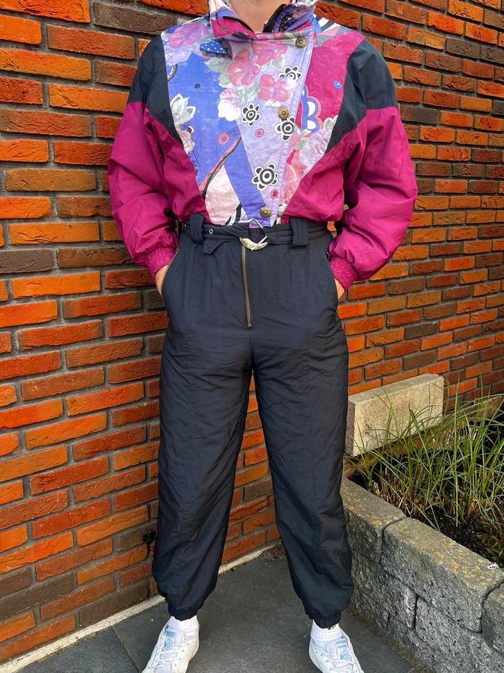 Vintage Retro Skipak M, Kleding | Dames, Wintersportkleding, Gedragen, Pak, Maat 38/40 (M), Ophalen of Verzenden