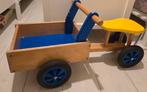 Stevig houten loop/ bakfietsje, Ophalen, Gebruikt, Overige merken