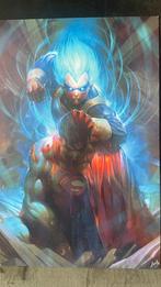 Print van transformed vegeta en superman gesigneerd, Verzamelen, Posters, Ophalen of Verzenden, Zo goed als nieuw