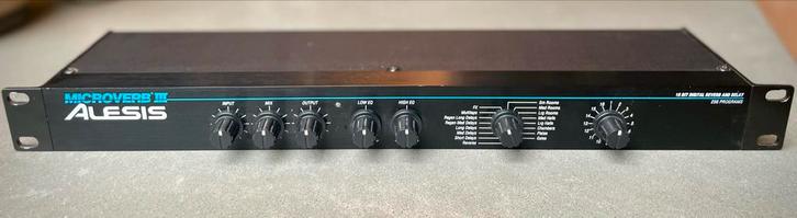 Alesis Microverb III - Digitale Reverb & Delay, Muziek en Instrumenten, Effecten, Gebruikt, Reverb, Ophalen of Verzenden