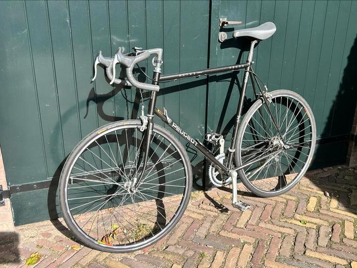 Peugeot Altus PR500 Shimano 105 mat-zwart, Fietsen en Brommers, Fietsen | Oldtimers, 55 tot 59 cm, Jaren '60 of nieuwer, Ophalen