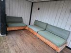 Loungeset op wielen inclusief kussens, Ophalen, Gebruikt, 6 zitplaatsen, Loungeset