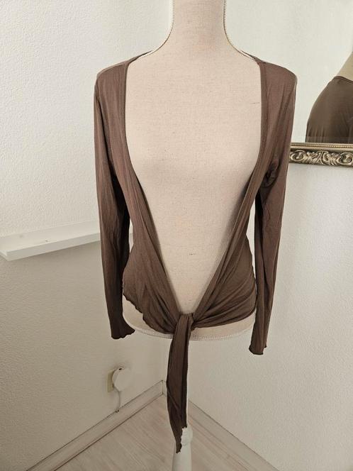 IKKS vest, Kleding | Dames, Truien en Vesten, Gedragen, Maat 42/44 (L), Bruin, Ophalen of Verzenden