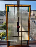 Glas in lood ruit, Antiek en Kunst, Antiek | Glas en Kristal, Ophalen