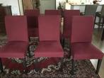Eetkamerstoelen 6, Ophalen, Gebruikt, Overige kleuren, Stof