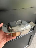 Zilver kleur kleurige botervloot boterpot vintage, Ophalen of Verzenden, Overige materialen, Overige stijlen, Overige typen