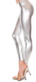 Zilveren legging nieuw, Kleding | Dames, Ophalen of Verzenden, Zo goed als nieuw, Legging
