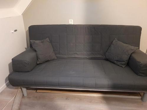 Slaapbank 140x200, Huis en Inrichting, Slaapkamer | Slaapbanken, Zo goed als nieuw, 140 cm, 200 cm, Tweepersoons, Grijs, Ophalen