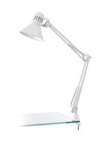 Witte Bureaulamp - Verstelbaar EGLO Firmo, Huis en Inrichting, Ophalen of Verzenden, Nieuw, Metaal, 75 cm of meer