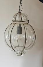 Hanglamp venetiaans, 50 tot 75 cm, Ophalen of Verzenden, Zo goed als nieuw, Glas