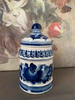 Vintage Czhel Russisch Aardewerk Potje met Deksel, Antiek en Kunst, Ophalen of Verzenden