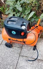 Compressor Einhell met accessoires, Doe-het-zelf en Verbouw, Compressors, Ophalen, Gebruikt, 6 tot 10 bar, Minder dan 200 liter/min