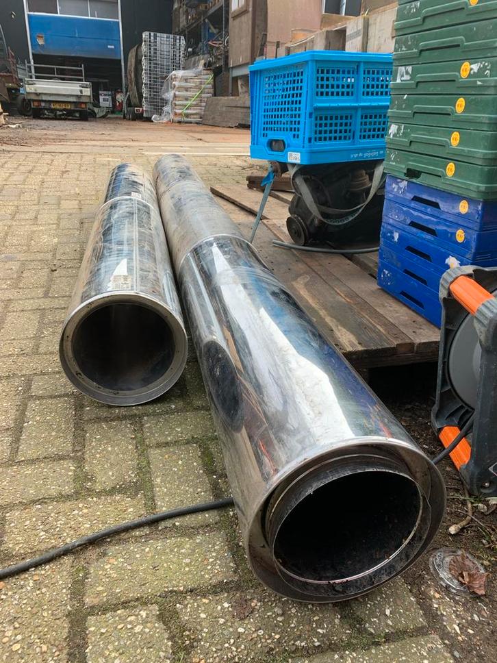 Schiedel Rookkanaal 200mm -3m, Huis en Inrichting, Kachels, Nieuw, Houtkachel, Hout, Ophalen