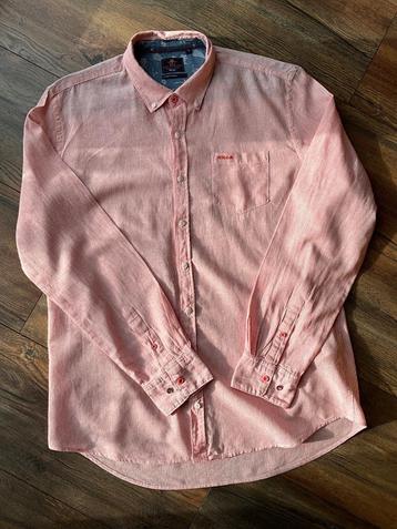 NZA heren overhemd roze en wit XXL Nieuw beschikbaar voor biedingen