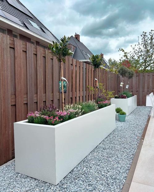 Stalen Plantenbak – Weerbestendig & Stijlvol!, Tuin en Terras, Bloembakken en Plantenbakken, Nieuw, Metaal, Binnen, Balkon, Tuin