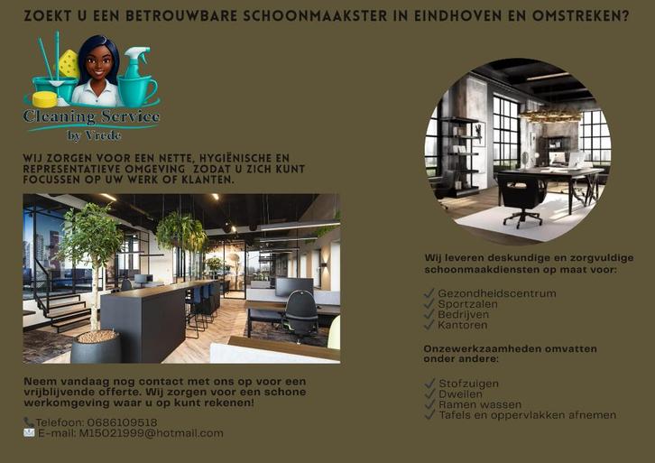 vacature, Vacatures, Vacatures | Schoonmaak en Facilitaire diensten, LBO / VMBO, Vanaf 3 jaar, Tijdelijk contract, Geschikt als bijbaan