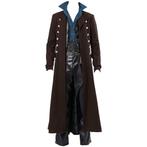 Lange heren bruine steampunk jas (middeleeuwse trenchcoat), Kleding | Heren, Carnavalskleding en Feestkleding, Verzenden, Kleding