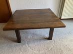 Houten vierkante Hoektafel, Ophalen, Gebruikt, Vierkant, 75 cm of meer