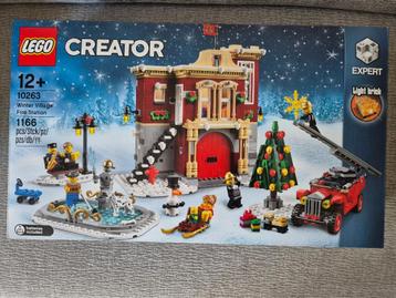 LEGO 10263 Brandweerkazerne in winterdorp nieuw in doos beschikbaar voor biedingen