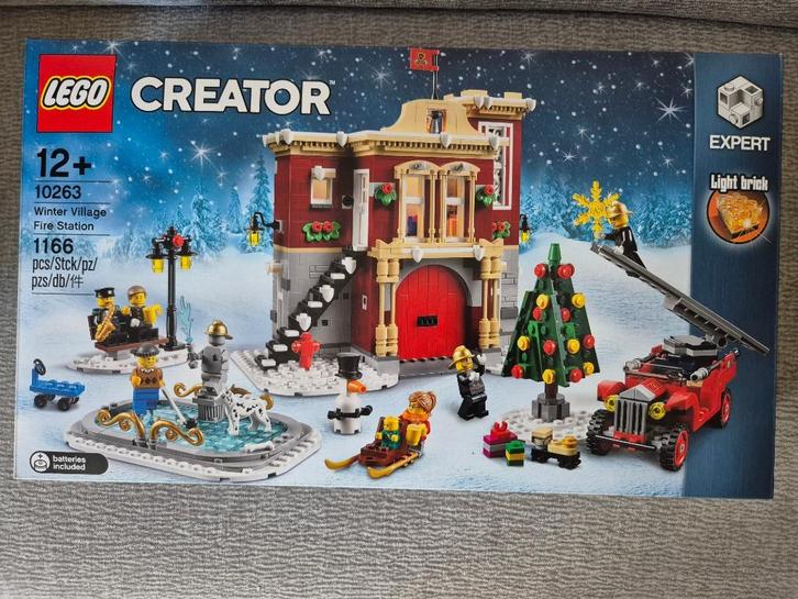 LEGO 10263 Brandweerkazerne in winterdorp nieuw in doos, Kinderen en Baby's, Speelgoed | Duplo en Lego, Nieuw, Lego, Complete set