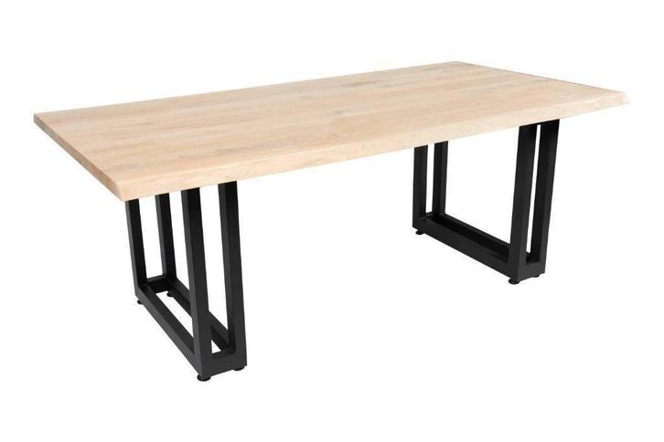 Eikenhout tafelblad 180 x 100 cm €484,70, Huis en Inrichting, Tafelonderdelen, Nieuw, Tafelblad, 150 tot 200 cm, 150 tot 200 cm